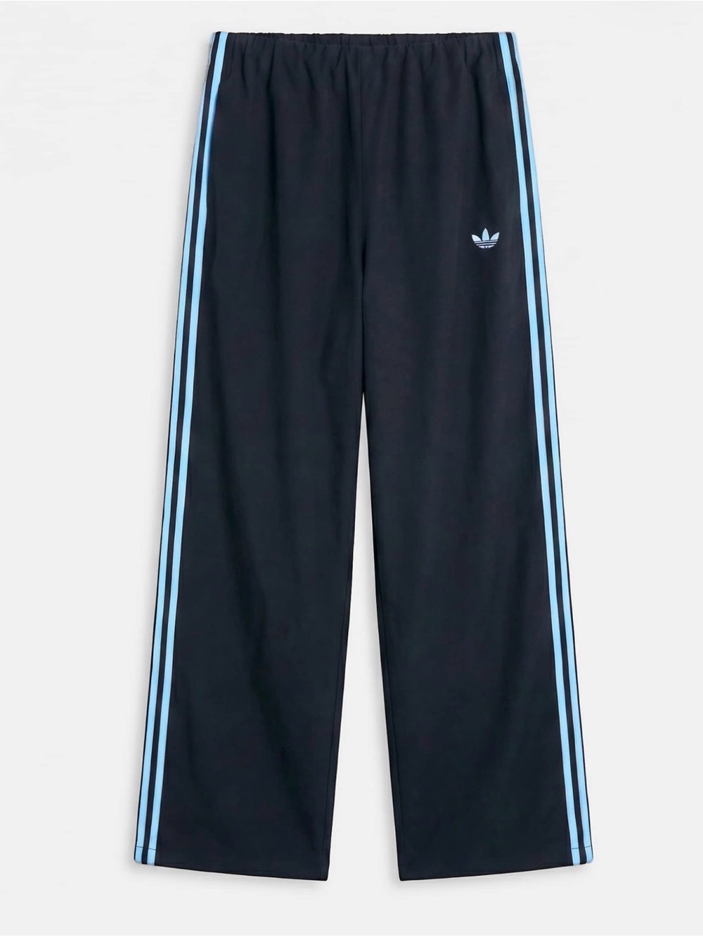 adidas Originals × ASOS wide leg track pants in navy